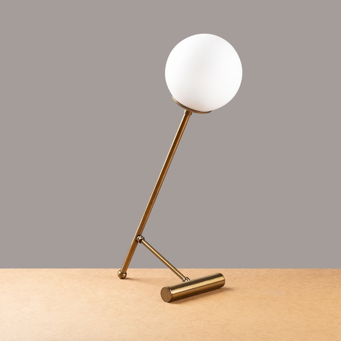 Opviq Golf - 5023 Lámpara de mesa Vintage y Blanco